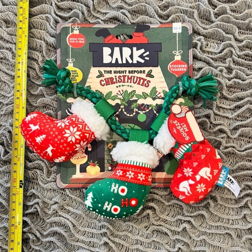 Bark Stocking Tuggers Dog Toy